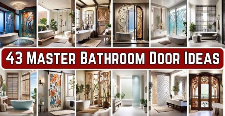 43 Master Bathroom Door Ideas for a Stylish Retreat