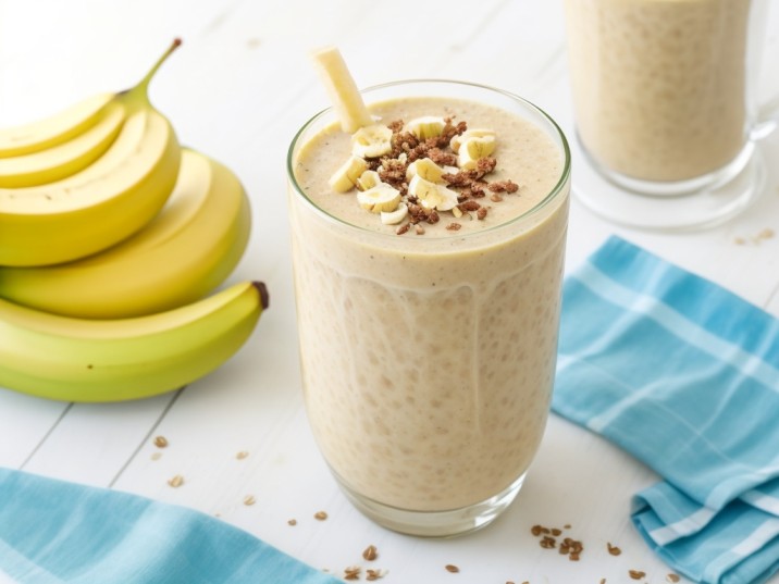 Oats Banana Smoothie Recipe for Weight Loss