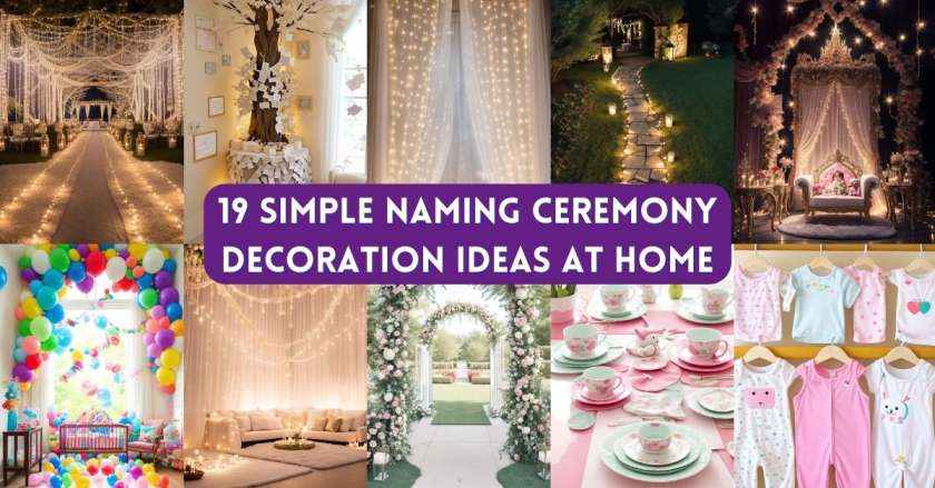 Simple Naming Ceremony Decoration Ideas
