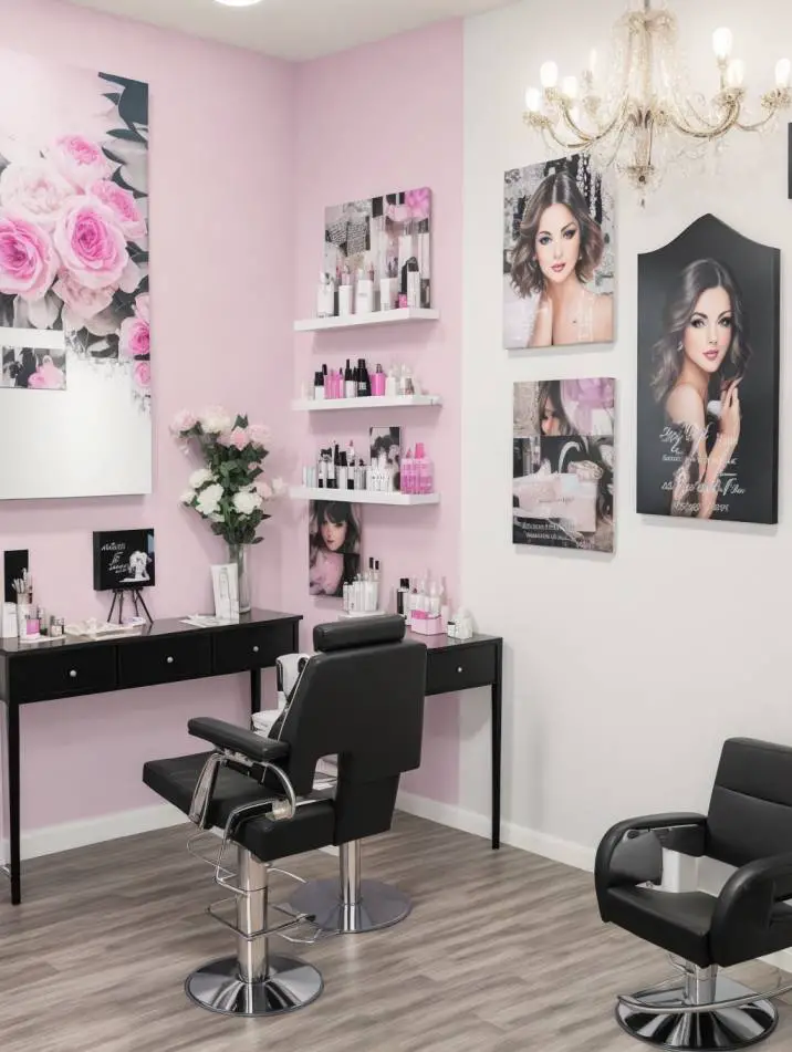 Small Low-Budget Beauty Salon Interior Design Ideas