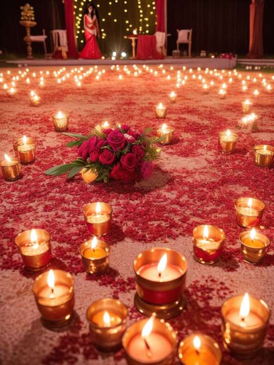 simple sangeet decoration ideas at home