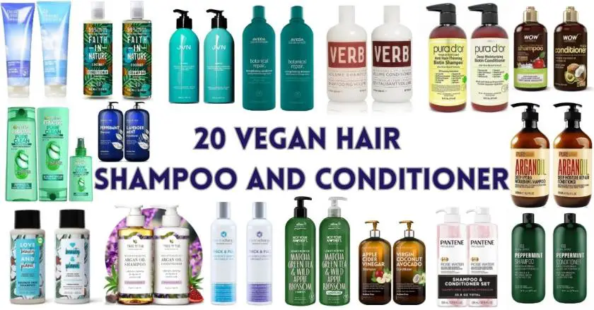 vegan hair shampoo and conditioner