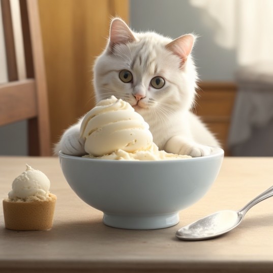 Can Cats Eats Vanilla Ice Cream