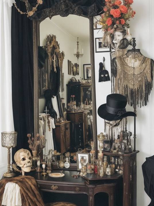 Living Room Halloween Decoration Indoor Ideas