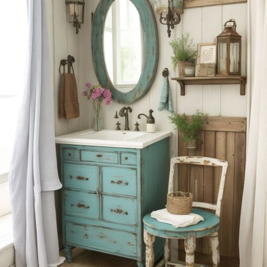 Small Rustic Bathroom Ideas on a Budget