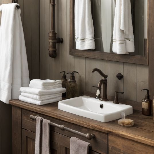 Small Rustic Bathroom Ideas on a Budget