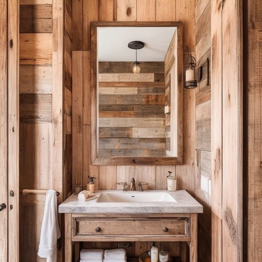 Small Rustic Bathroom Ideas on a Budget