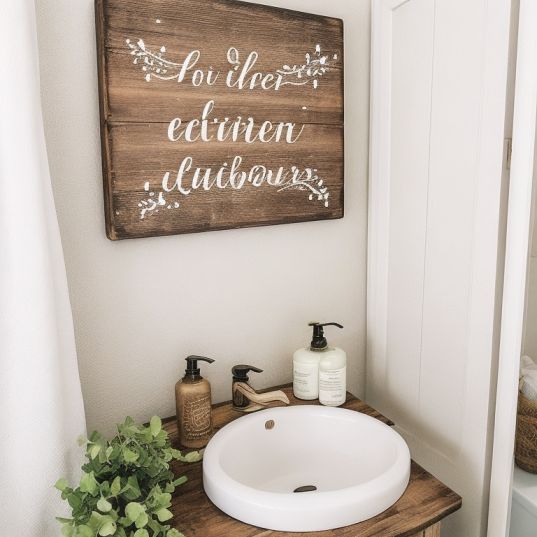 Small Rustic Bathroom Ideas on a Budget