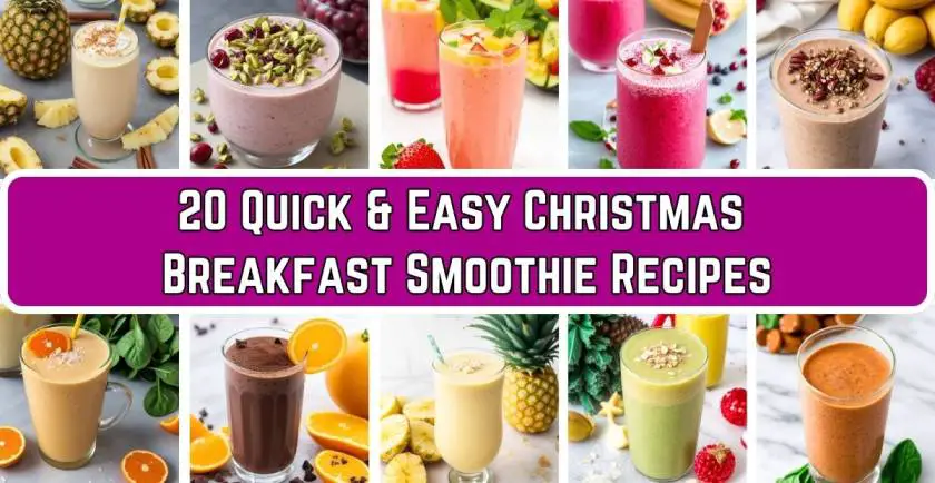 Christmas Breakfast Smoothie Recipes