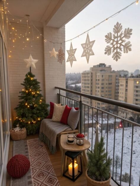 20 Christmas Decor Ideas for Apartment Balconies in 2023