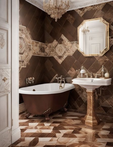 Dark Bathroom Floor Tile Ideas