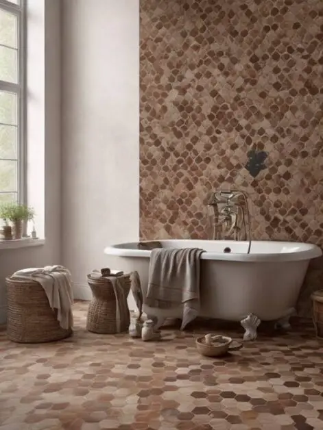 30 New Dark Bathroom Floor Tile Ideas: Modern and Minimal