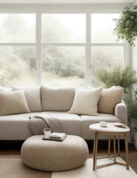 Fall Living Room Decor Ideas with Warm Colors