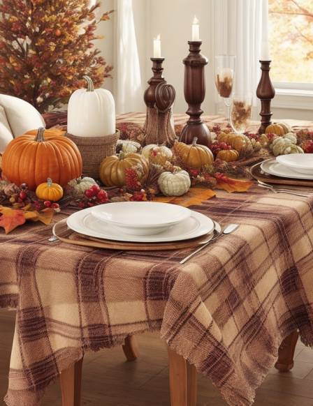 Fall Living Room Decor Ideas with Warm Colors