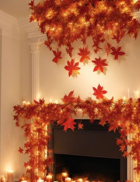 Fall Living Room Decor Ideas with Warm Colors