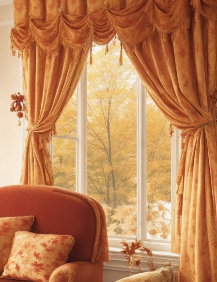 Fall Living Room Decor Ideas with Warm Colors