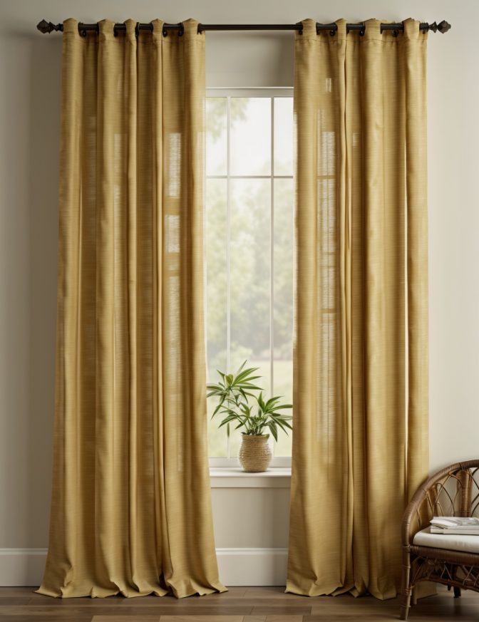 Modern Style Curtain Ideas for Living Room Windows