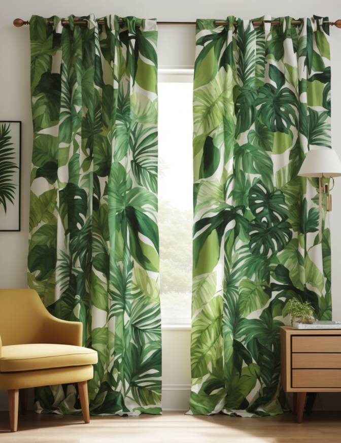 Modern Style Curtain Ideas for Living Room Windows