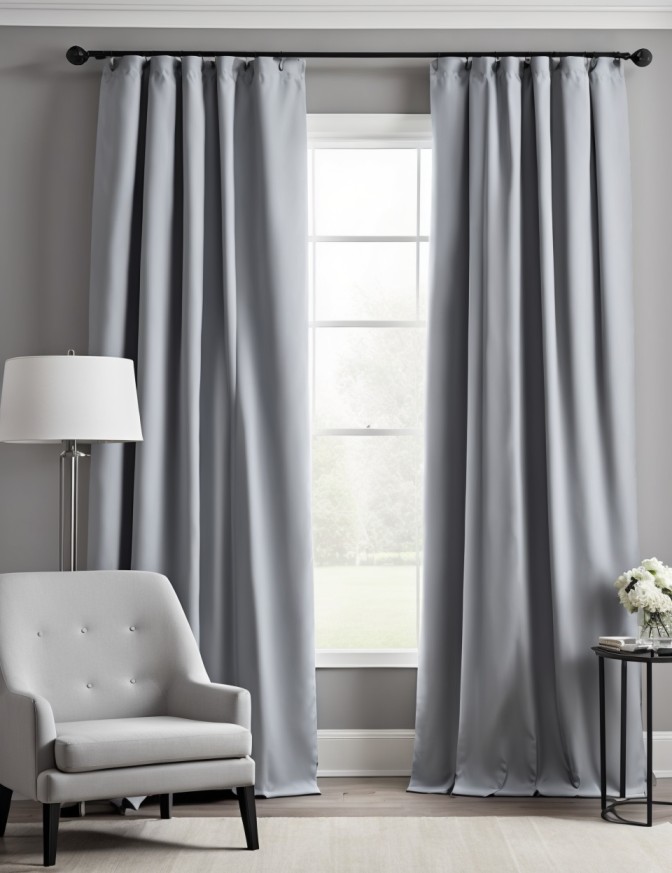 Modern Style Curtain Ideas for Living Room Windows