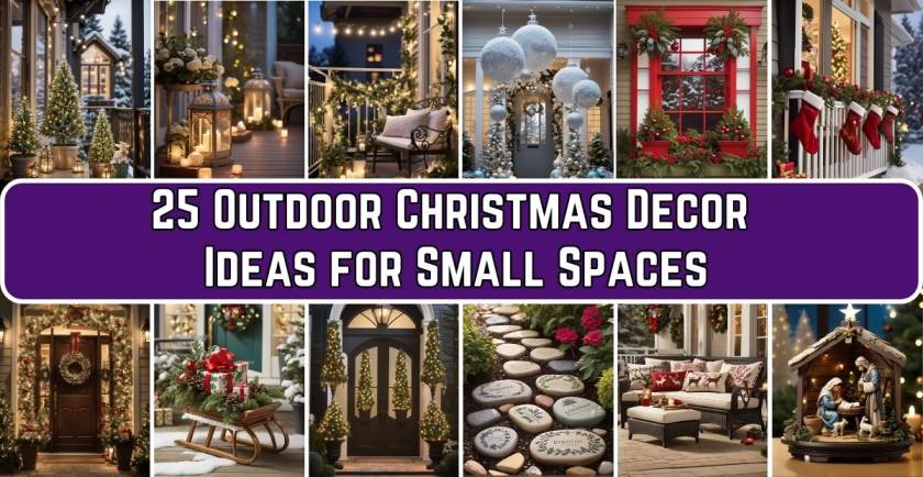 Outdoor Christmas Decor Ideas for Small Spaces