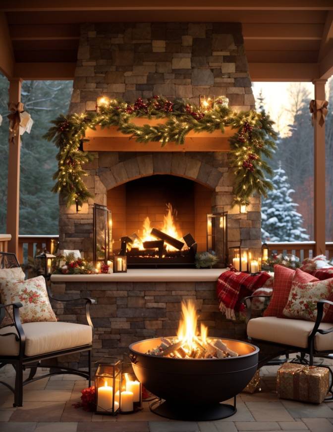 Outdoor Christmas Decor Ideas for Small Spaces