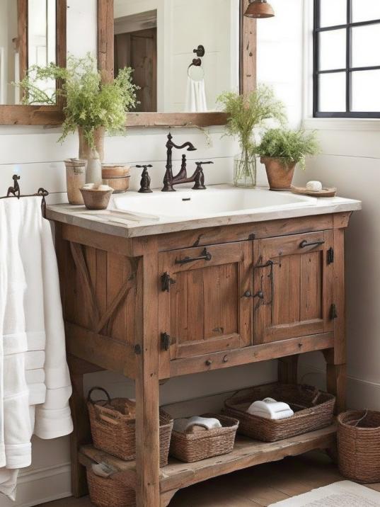 farmhouse bathroom vanity ideas