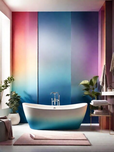37 Stunning Bathroom Accent Wall Paint Ideas