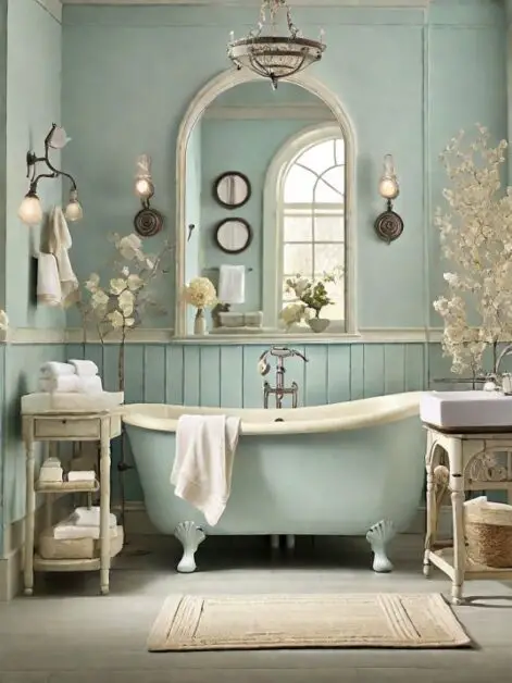 37 Stunning Bathroom Accent Wall Paint Ideas