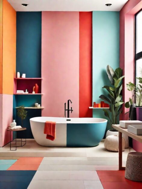 37 Stunning Bathroom Accent Wall Paint Ideas