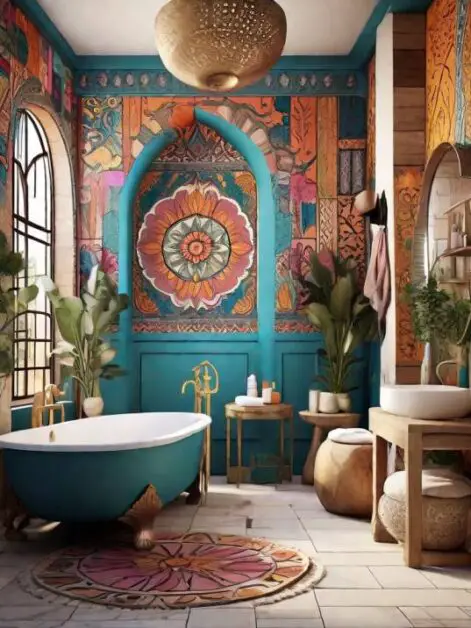 37 Stunning Bathroom Accent Wall Paint Ideas