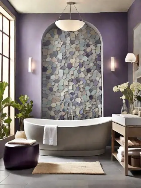 37 Stunning Bathroom Accent Wall Paint Ideas