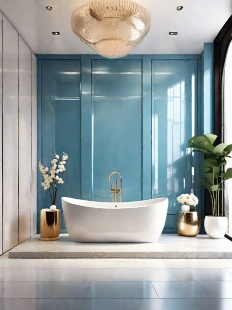 37 Stunning Bathroom Accent Wall Paint Ideas