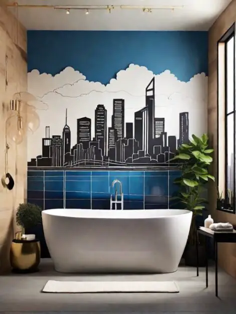 37 Stunning Bathroom Accent Wall Paint Ideas