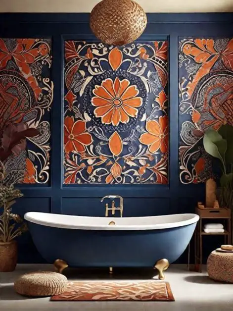 37 Stunning Bathroom Accent Wall Paint Ideas