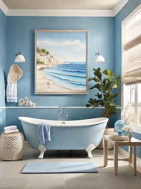 37 Stunning Bathroom Accent Wall Paint Ideas