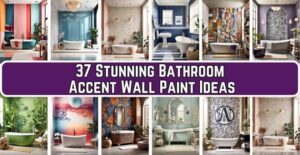 37 Stunning Bathroom Accent Wall Paint Ideas