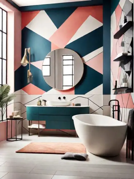 37 Stunning Bathroom Accent Wall Paint Ideas