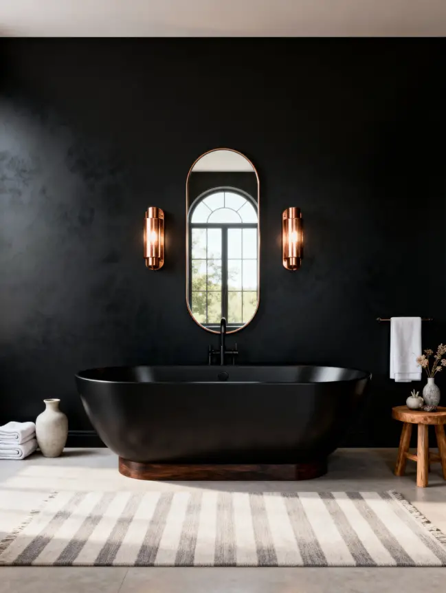 Bathroom Accent Wall Paint Ideas