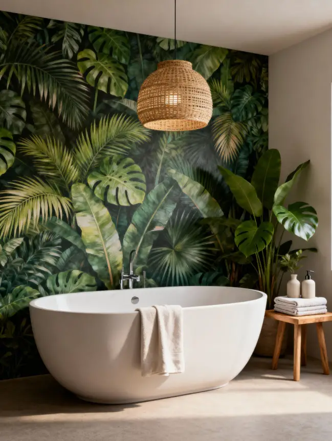 Bathroom Accent Wall Paint Ideas