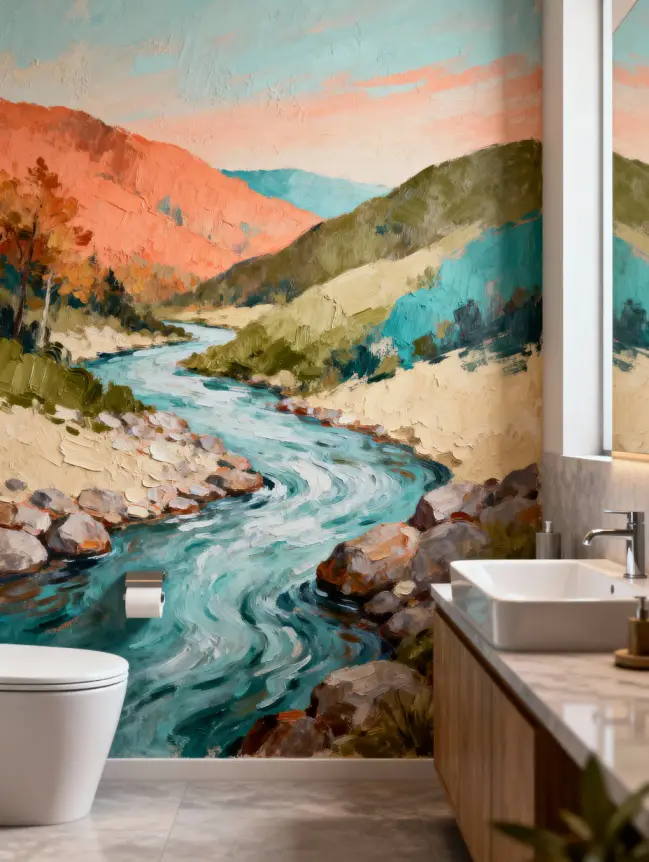 Bathroom Accent Wall Paint Ideas