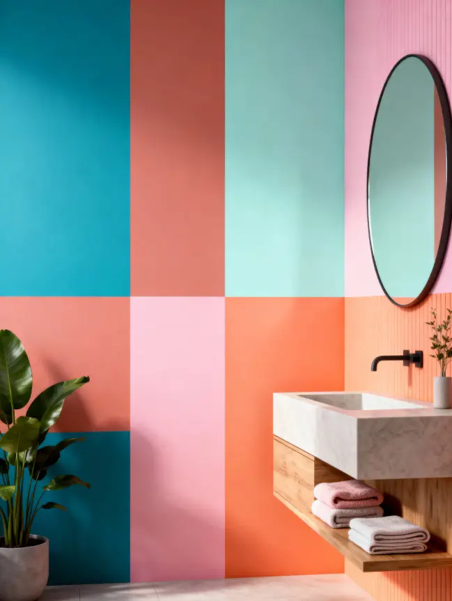 Bathroom Accent Wall Paint Ideas