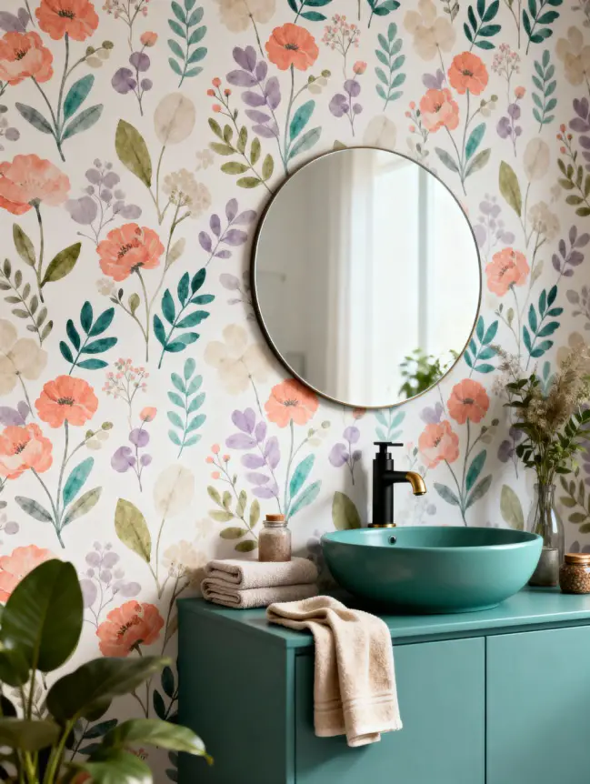 Bathroom Accent Wall Paint Ideas