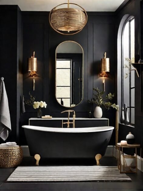 37 Stunning Bathroom Accent Wall Paint Ideas