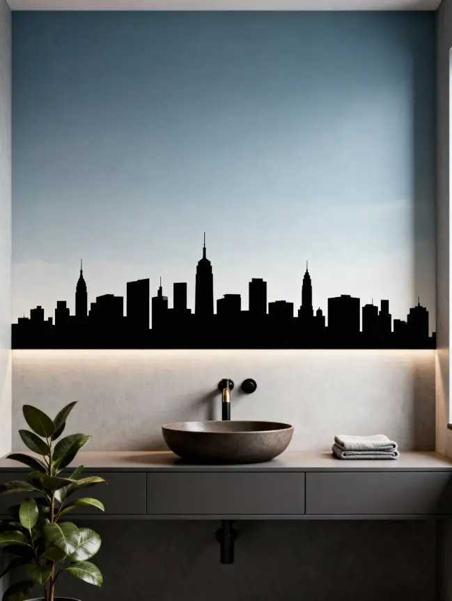 Bathroom Accent Wall Paint Ideas