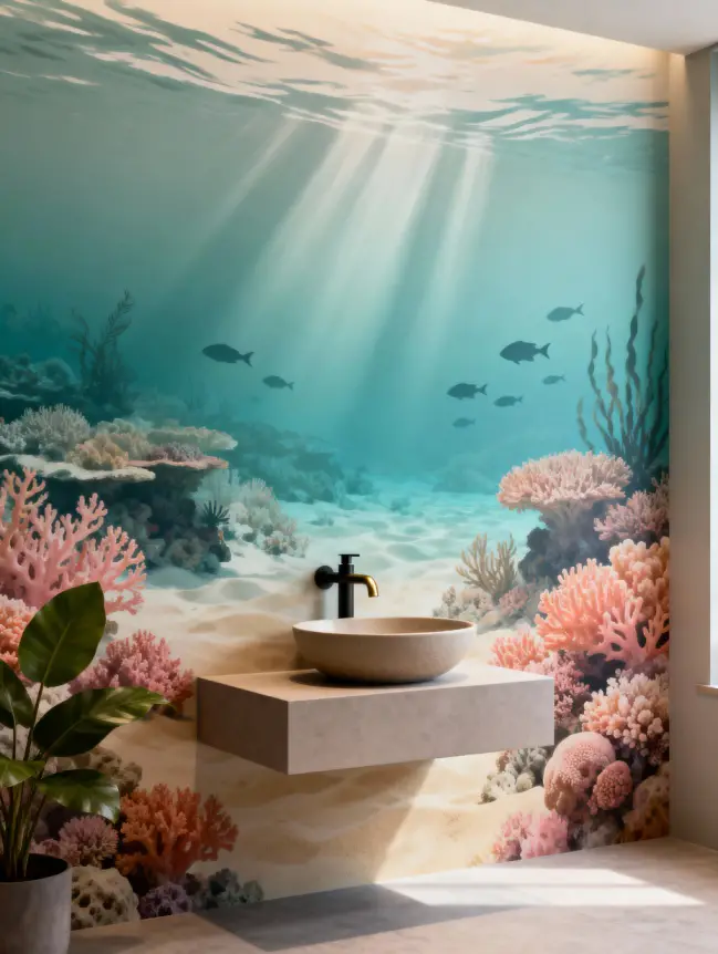 Bathroom Accent Wall Paint Ideas