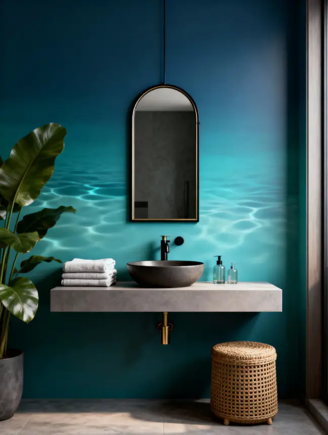 Bathroom Accent Wall Paint Ideas