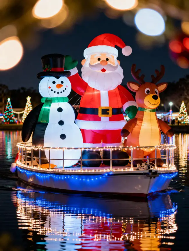 Christmas Boat Parade Decorating Ideas
