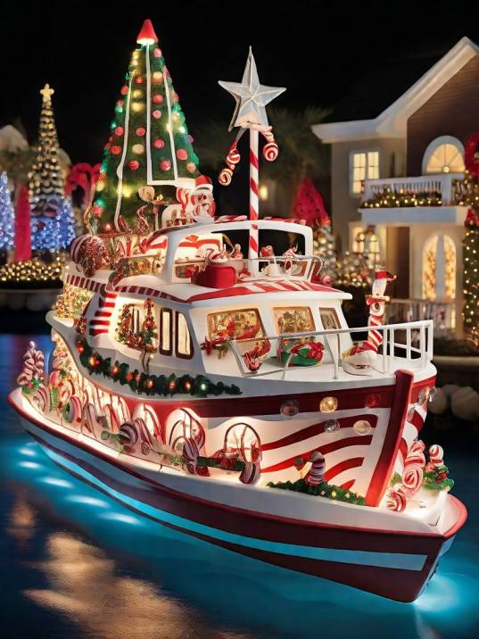 Christmas Boat Parade Decorating Ideas