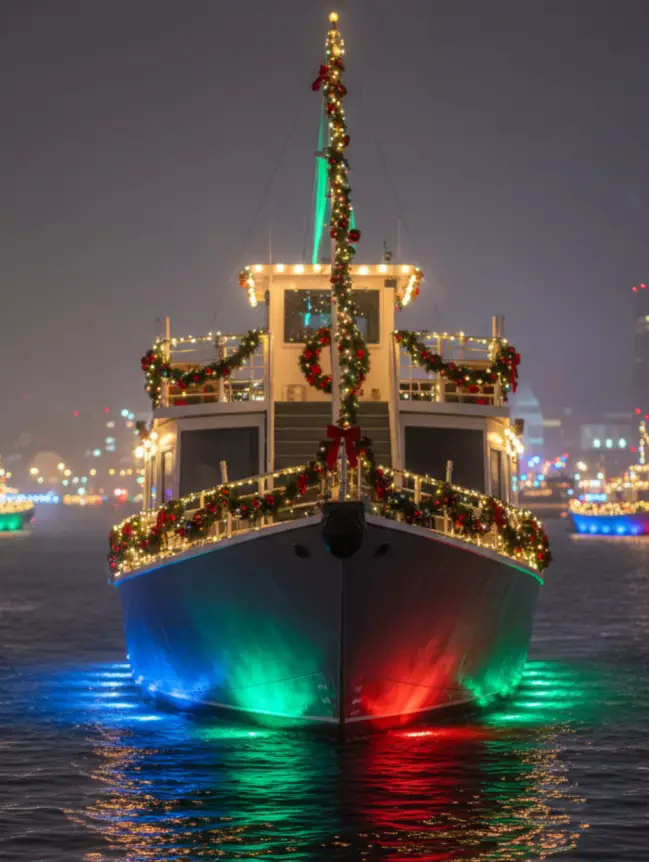 Christmas Boat Parade Decorating Ideas