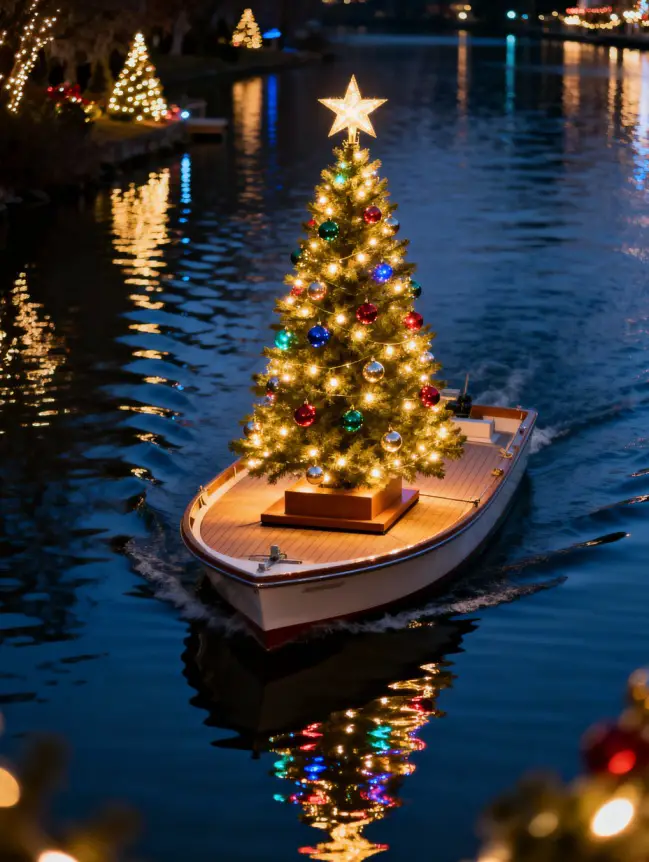 Christmas Boat Parade Decorating Ideas